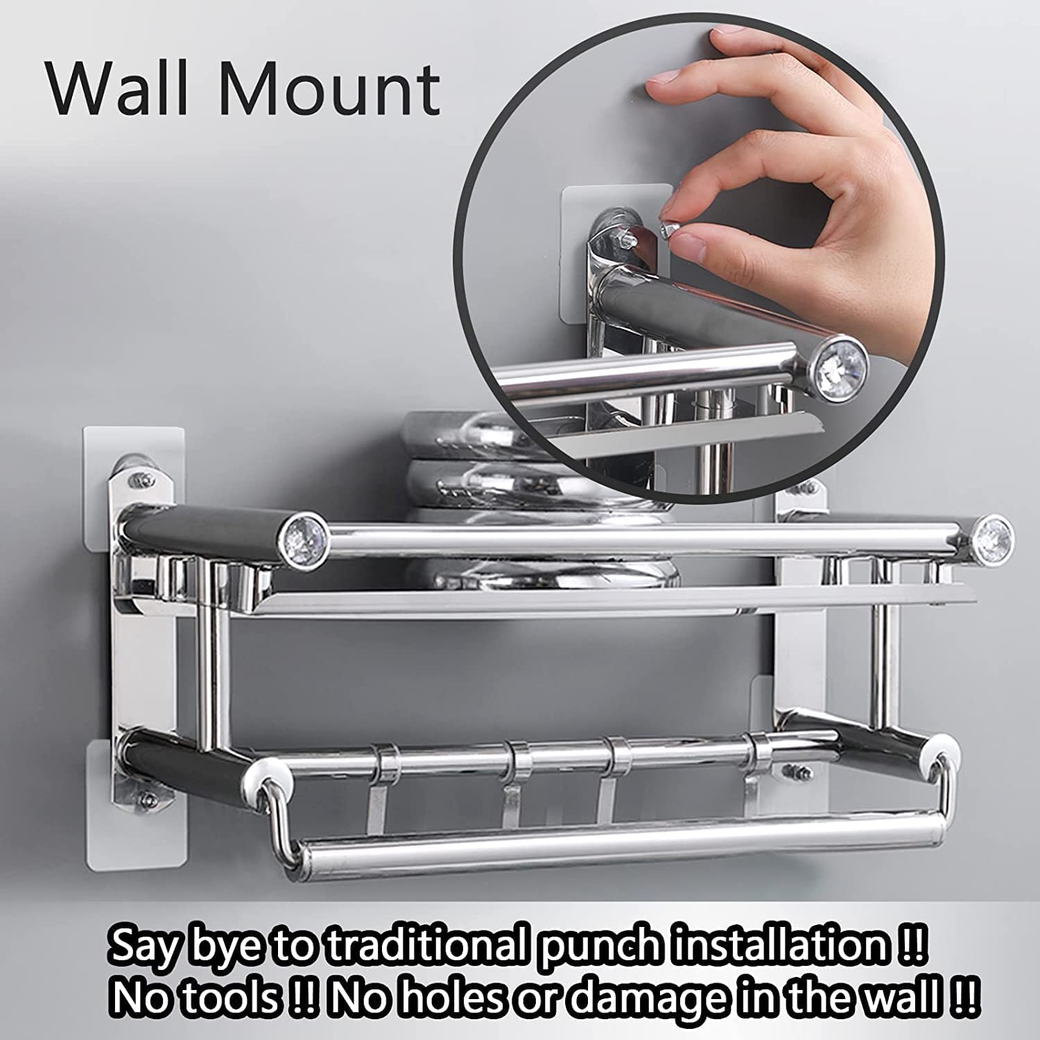Self Adhesive Strong Screw Wall Hook Sticker