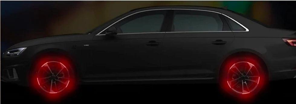 Car & Bike Wheel Glossy Reflector Stickers | PACK OF 20 STICKERS