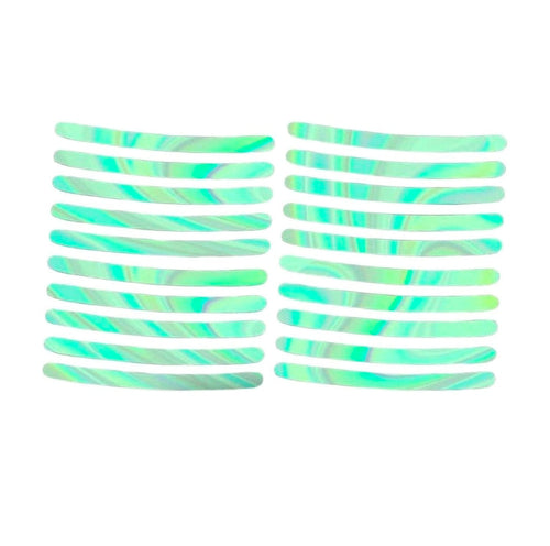 Car & Bike Wheel Glossy Reflector Stickers | PACK OF 20 STICKERS